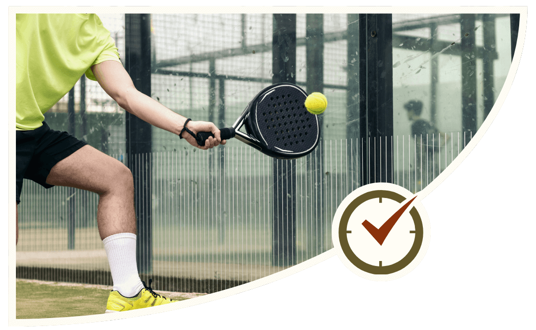 Jouer au padel à Pont L'Eveque en heure pleine