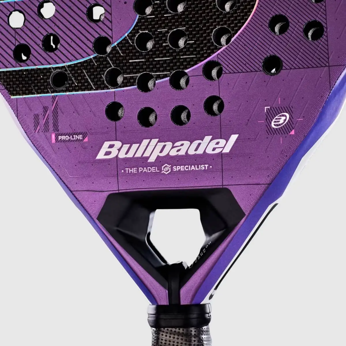 Raquette de Padel Bullpadel Neuron 02 Edge 27, Carbone, Adulte – Image 4